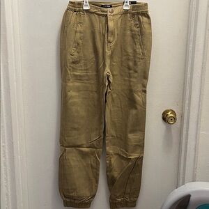 Fashion Nova women’s Khaki denim joggers